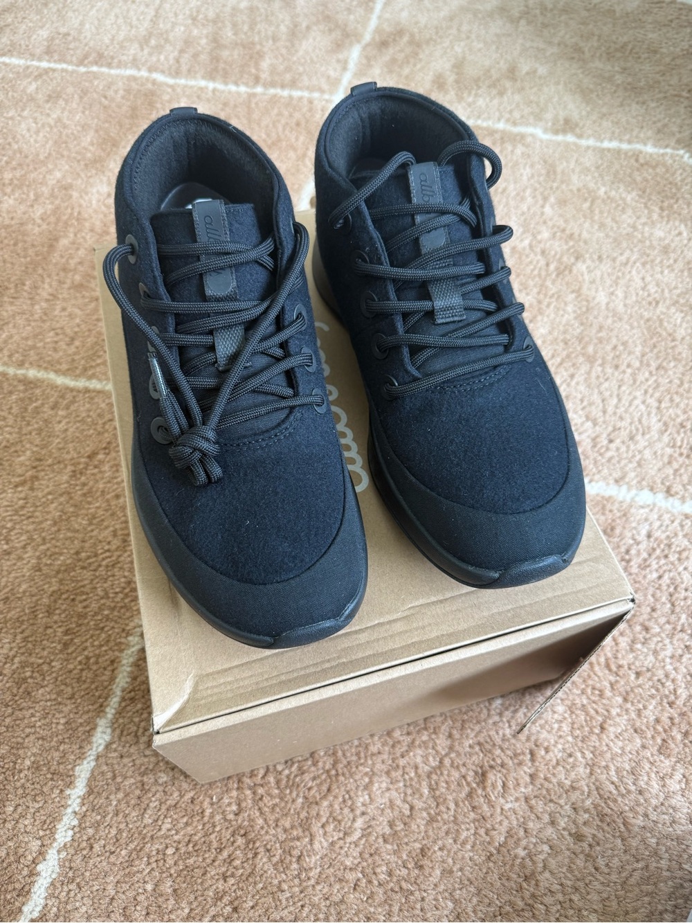 allbirds Men's Wool Runner NZ Mid Waterproof - Black 10.5 mens - Picture 5 of 9